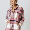 Chicago Kisses Plaid Jacket In Blush -Chic Essence 2109271031000 2021102114331800 49da85fbchicago kisses plaid jacket in blush