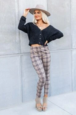 The Octavia High Waist Pants In Black