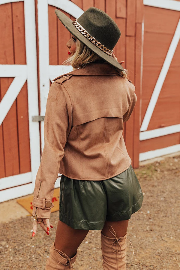 The Caylynn Faux Suede Jacket 7 The Caylynn Faux Suede Jacket - Image 5