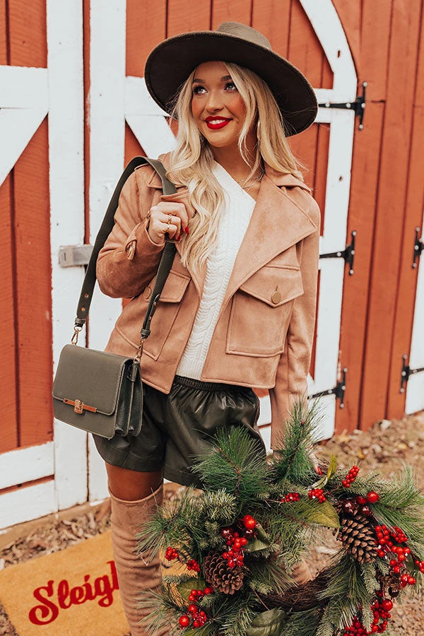 The Caylynn Faux Suede Jacket 9 The Caylynn Faux Suede Jacket - Image 7