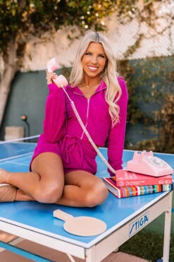 Sandy Seaside Terry Cloth Sweater In Berry -Chic Essence 2201059972000 2022022115524400 12eec6f2sandy seaside terry cloth sweater in berry