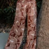 Boat Weekend High Waist Floral Pants In Brown -Chic Essence 2201318316000 2022021707124600 75476e46meritt express sample 12