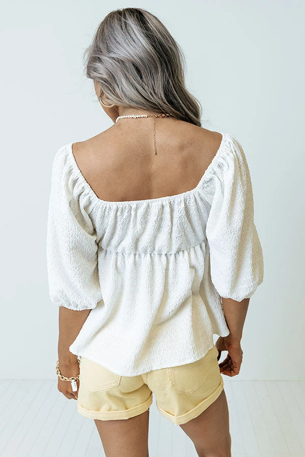 On My Way To You Top In White 9 On My Way To You Top In White - Image 7