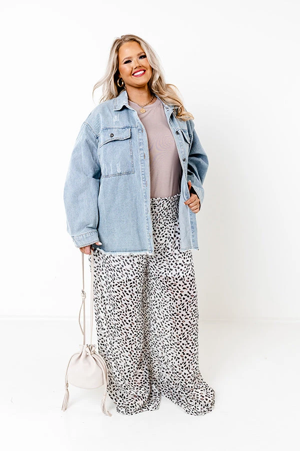 Travel Life Denim Jacket In Light Wash Curves 4 Travel Life Denim Jacket In Light Wash Curves - Image 2