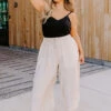 Summer In Malibu Pleated Pants In Cream Curves 2 Summer In Malibu Pleated Pants In Cream Curves -Chic Essence 2204251950000 2023050815315700 4c5e8d9esummer in malibu pleated pants in cream curves