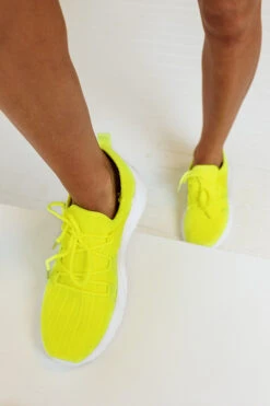 The Arwyn Sneaker In Neon Yellow