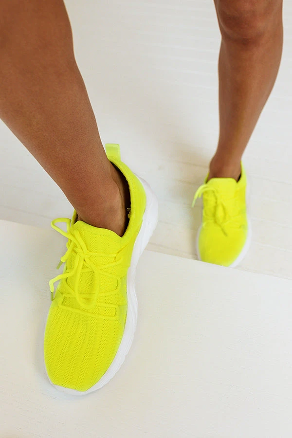 The Arwyn Sneaker In Neon Yellow 3 The Arwyn Sneaker In Neon Yellow