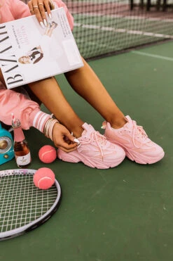 The Gerri Sneaker In Pink