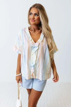 Summer Fun Stripe Shift Top -Chic Essence 2205091293000 2022052316042000 ecf8a090summer fun stripe shift top