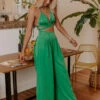 Forever Yours High Waist Pants In Green 1 Forever Yours High Waist Pants In Green -Chic Essence 2205256395000 2022060910455800 52669194forever yours high waist pants in green