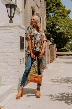 Dial It In Babydoll Top In Navy -Chic Essence 2207154304000 2022080210385000 92f7313bdial it in babydoll top in navy