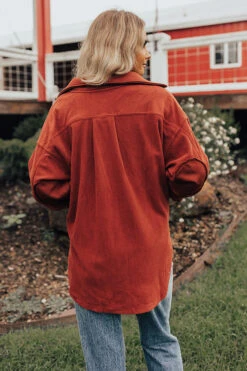 Wake Up Call Jacket In Dark Rust 18 Wake Up Call Jacket In Dark Rust -Chic Essence 2207282706000 2022082509230700 154bb788wake up call jacket in dark rust