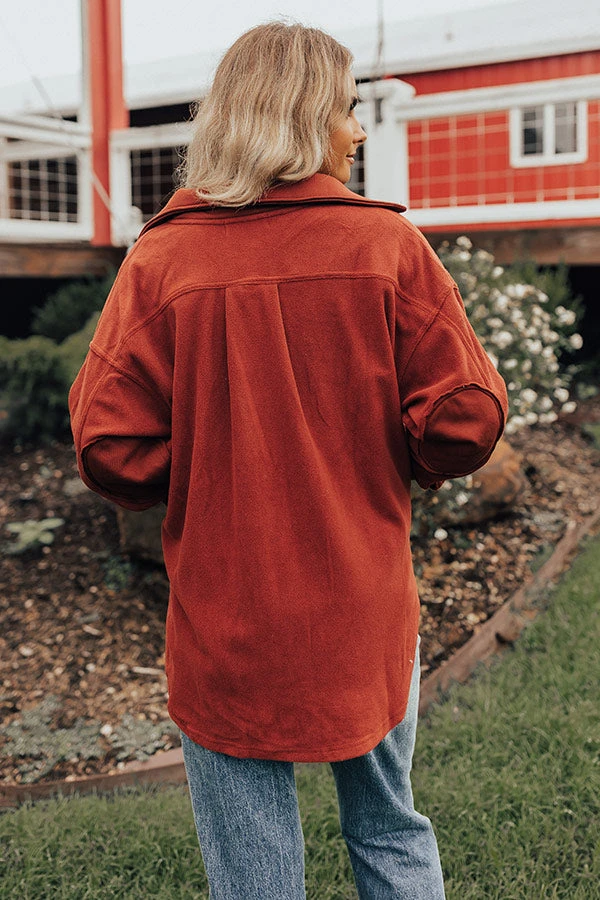 Wake Up Call Jacket In Dark Rust 9 Wake Up Call Jacket In Dark Rust - Image 7