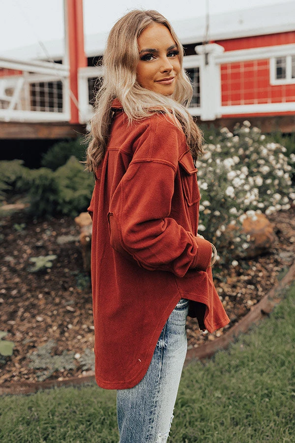 Wake Up Call Jacket In Dark Rust 10 Wake Up Call Jacket In Dark Rust - Image 8