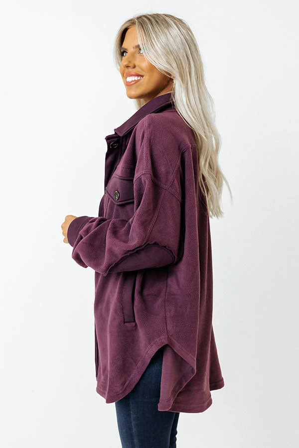 Wake Up Call Jacket In Purple 6 Wake Up Call Jacket In Purple - Image 4