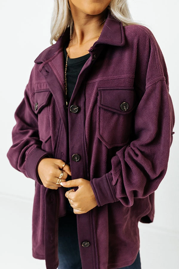 Wake Up Call Jacket In Purple 5 Wake Up Call Jacket In Purple - Image 3