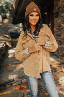 Coffee And Casual Corduroy Jacket -Chic Essence 2208299874000 2022090809374400 f2d40980coffee and casual corduroy jacket