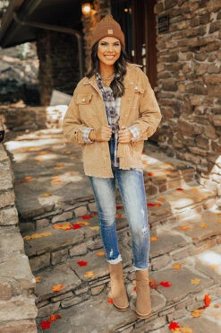 Coffee And Casual Corduroy Jacket -Chic Essence 2208299874000 2022090809374400 f84960d5coffee and casual corduroy jacket