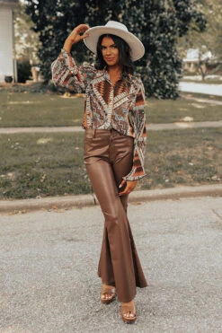 The Jake High Waist Faux Leather Flare -Chic Essence 2209028853000 2022091912005800 7e4ab68bthe jake high waist faux leather flare