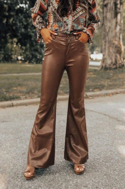 The Jake High Waist Faux Leather Flare -Chic Essence 2209028853000 2022091912010200 04cc0fc1the jake high waist faux leather flare