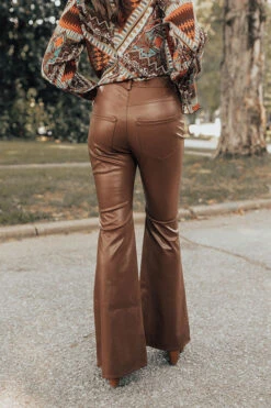 The Jake High Waist Faux Leather Flare -Chic Essence 2209028853000 2022091912010200 25995608the jake high waist faux leather flare