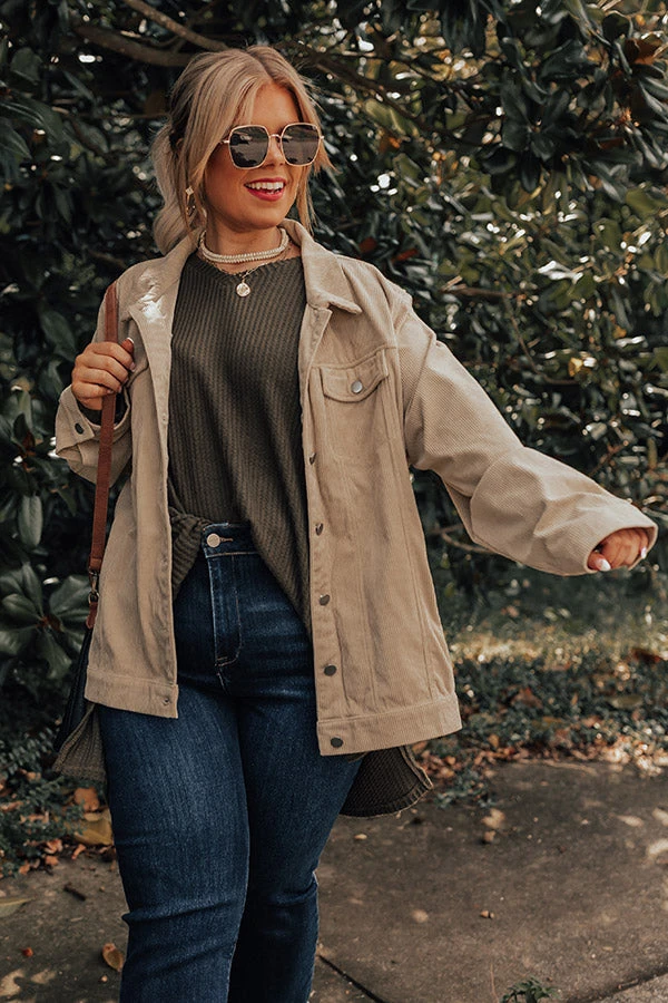 Never A Worry Corduroy Jacket Curves 8 Never A Worry Corduroy Jacket Curves - Image 6