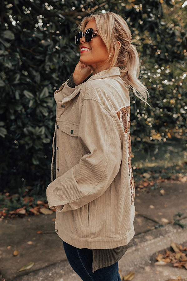 Never A Worry Corduroy Jacket Curves 6 Never A Worry Corduroy Jacket Curves - Image 4