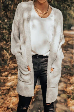 Most Likely To Fall In Love Cardigan In Grey 11 Most Likely To Fall In Love Cardigan In Grey -Chic Essence 2209301765000 2022101813123900 21bba519most likely to fall in love cardigan in grey