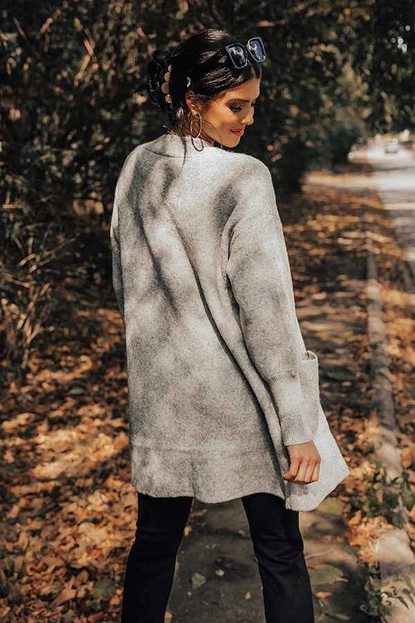 Most Likely To Fall In Love Cardigan In Grey 5 Most Likely To Fall In Love Cardigan In Grey - Image 3