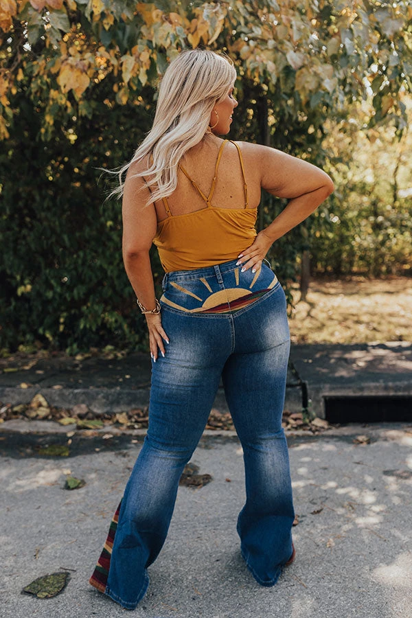 The Amy Embroidered Flare Curves 5 The Amy Embroidered Flare Curves - Image 3