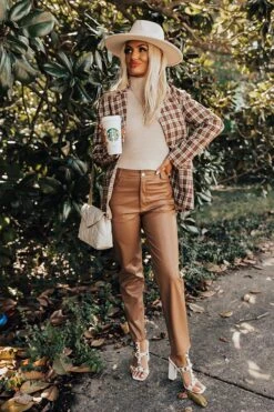 The Kaeli High Waist Faux Leather Pants -Chic Essence 2209306289000 2022102009154500 c5c282ebthe kaeli high waist faux leather pants