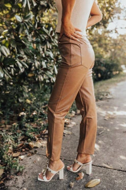 The Kaeli High Waist Faux Leather Pants -Chic Essence 2209306289000 2022102009154500 da6ed9b2the kaeli high waist faux leather pants