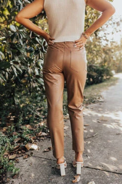 The Kaeli High Waist Faux Leather Pants -Chic Essence 2209306289000 2022102009154500 ecd8ccf3the kaeli high waist faux leather pants