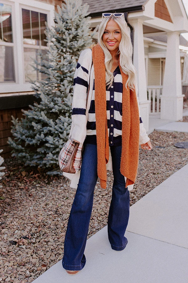 Fireside S'mores Cardigan In Cream 4 Fireside S'mores Cardigan In Cream - Image 2