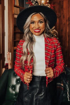Endless Cheer Plaid Blazer -Chic Essence 2210201940000 2022110112362000 8fa3198fendless cheer plaid blazer