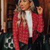 Endless Cheer Plaid Blazer -Chic Essence 2210201940000 2022110112362000 aea260acendless cheer plaid blazer