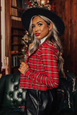 Endless Cheer Plaid Blazer -Chic Essence 2210201940000 2022110112362100 19bd42beendless cheer plaid blazer