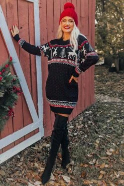 Cocoa Bomb Sweater Dress -Chic Essence 2210203921000 2022110107100700 e4ff3b31newproduct