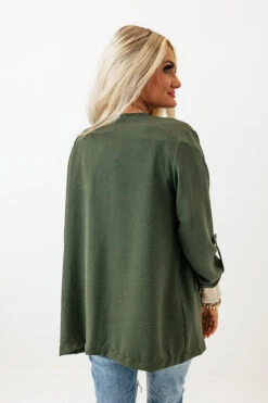 Popular Song Blazer In Olive -Chic Essence 2210248000000 2022112212492200 9c183c9fpopular song blazer in olive