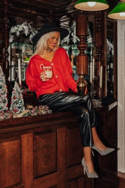 Merriest Ever Cardigan In Red -Chic Essence 2211011882000 2022110308202200 f2b2123bmerriest ever cardigan in red