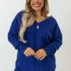 Central Park Chills Sweater In Royal Blue Curves 1 Central Park Chills Sweater In Royal Blue Curves -Chic Essence 2211144347000 2022112209011500 9a0a45becentral park chills sweater in royal blue curves