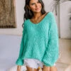 Eye Candy Tunic Sweater In Turquoise -Chic Essence 2301115750000 2023022408294500 6659976deye candy tunic sweater in turquoise