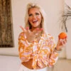 Holding Onto Happiness Front Tie Top In Orange -Chic Essence 2301201979000 2023020811292200 9e292902holding onto happiness front tie top in orange