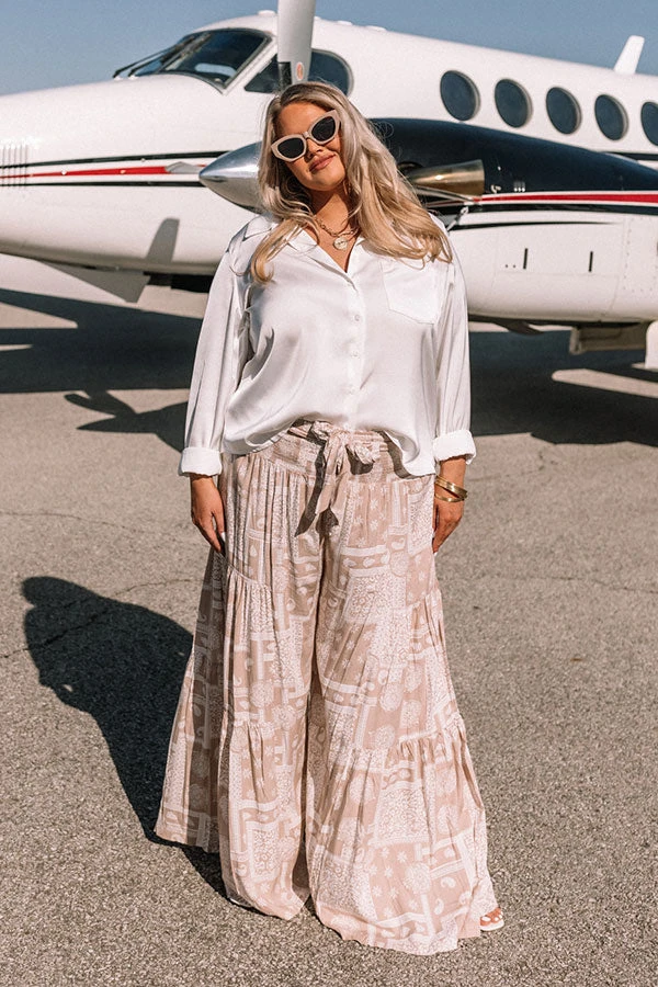 Patio Days High Waist Pants Curves 7 Patio Days High Waist Pants Curves - Image 5