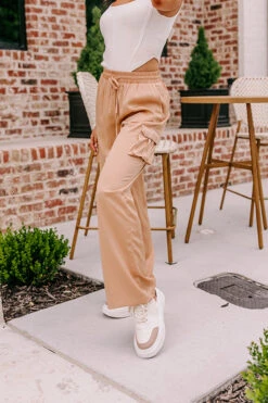 Sure And Steady High Waist Trousers In Tan 14 Sure And Steady High Waist Trousers In Tan -Chic Essence 2302067278000 2023061609533900 a70dc6f8sure and steady high waist trousers in tan