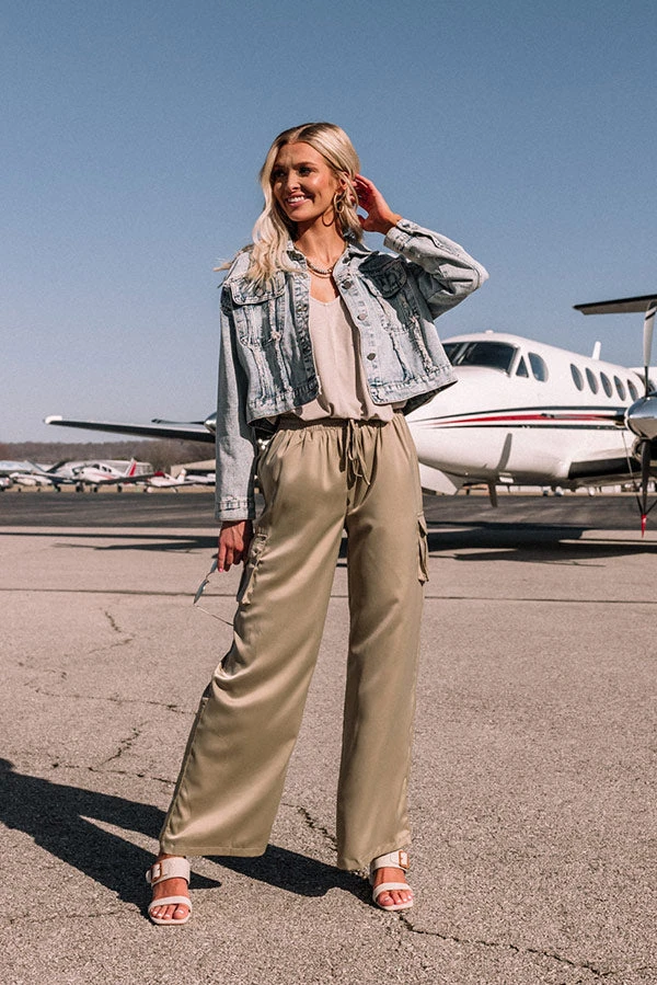 Sure And Steady High Waist Trousers In Sage 11 Sure And Steady High Waist Trousers In Sage - Image 9