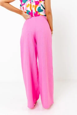 The Evelyn High Waist Linen-Blend Pants In Pink 9 The Evelyn High Waist Linen-Blend Pants In Pink -Chic Essence 2302158688000 2023030309432600 40e83c00the evelyn high waist linen blend pants in pink