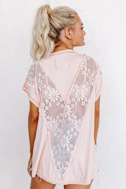 Charming Cityscape Lace Top In Peach -Chic Essence 2303092257000 2023051211291400 b2e51b4fcharming cityscape lace top in peach