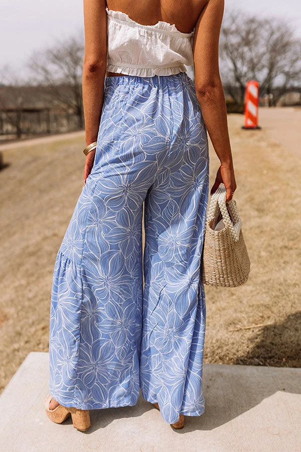 Swoop In High Waist Pants In Sky Blue 8 Swoop In High Waist Pants In Sky Blue - Image 6