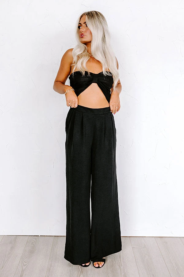 The Maddie High Waist Trousers In Black 7 The Maddie High Waist Trousers In Black - Image 5